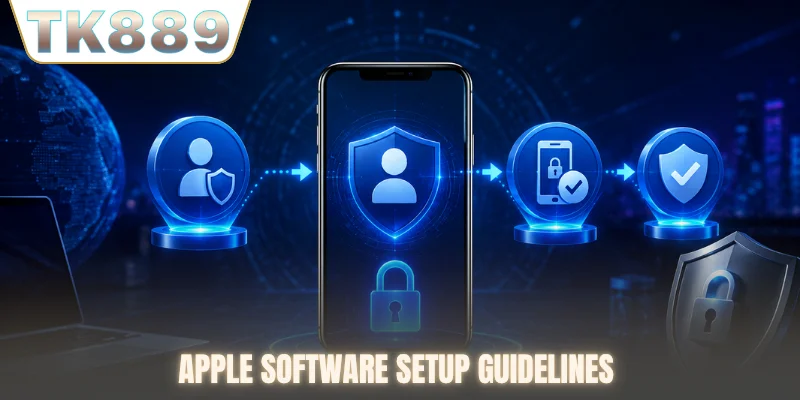 Apple software setup guidelines