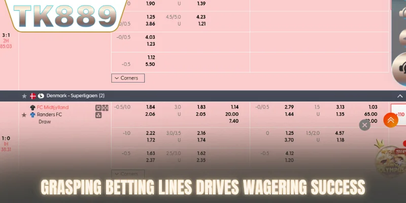 Grasping betting lines drives wagering success