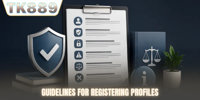 Guidelines for registering profiles