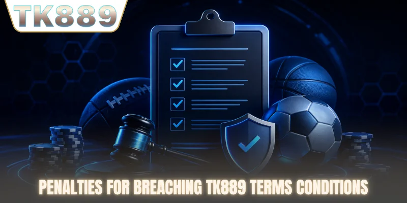 Penalties for breaching TK889 terms conditions