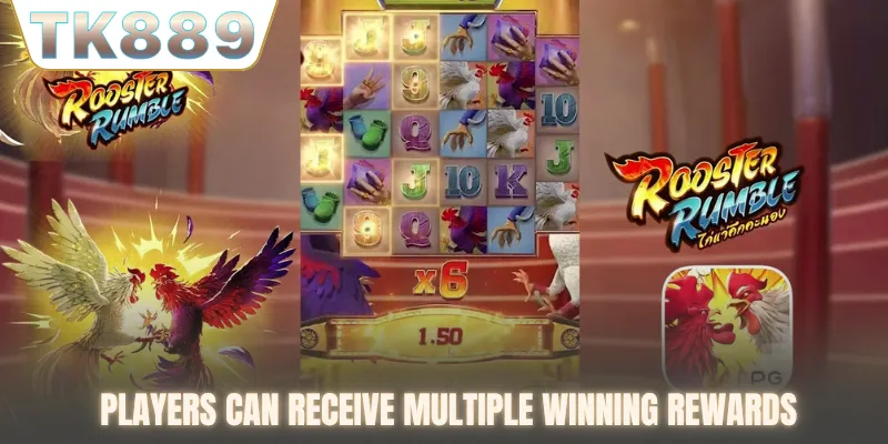 Players can receive multiple winning rewards