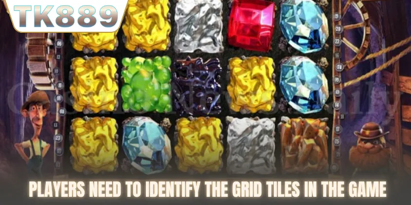 Players need to identify the grid tiles in the game