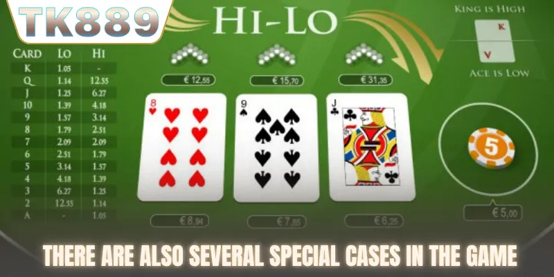 There are also several special cases in the game