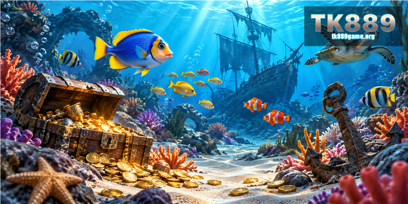 Explore underwater treasure in Pirate Fishing