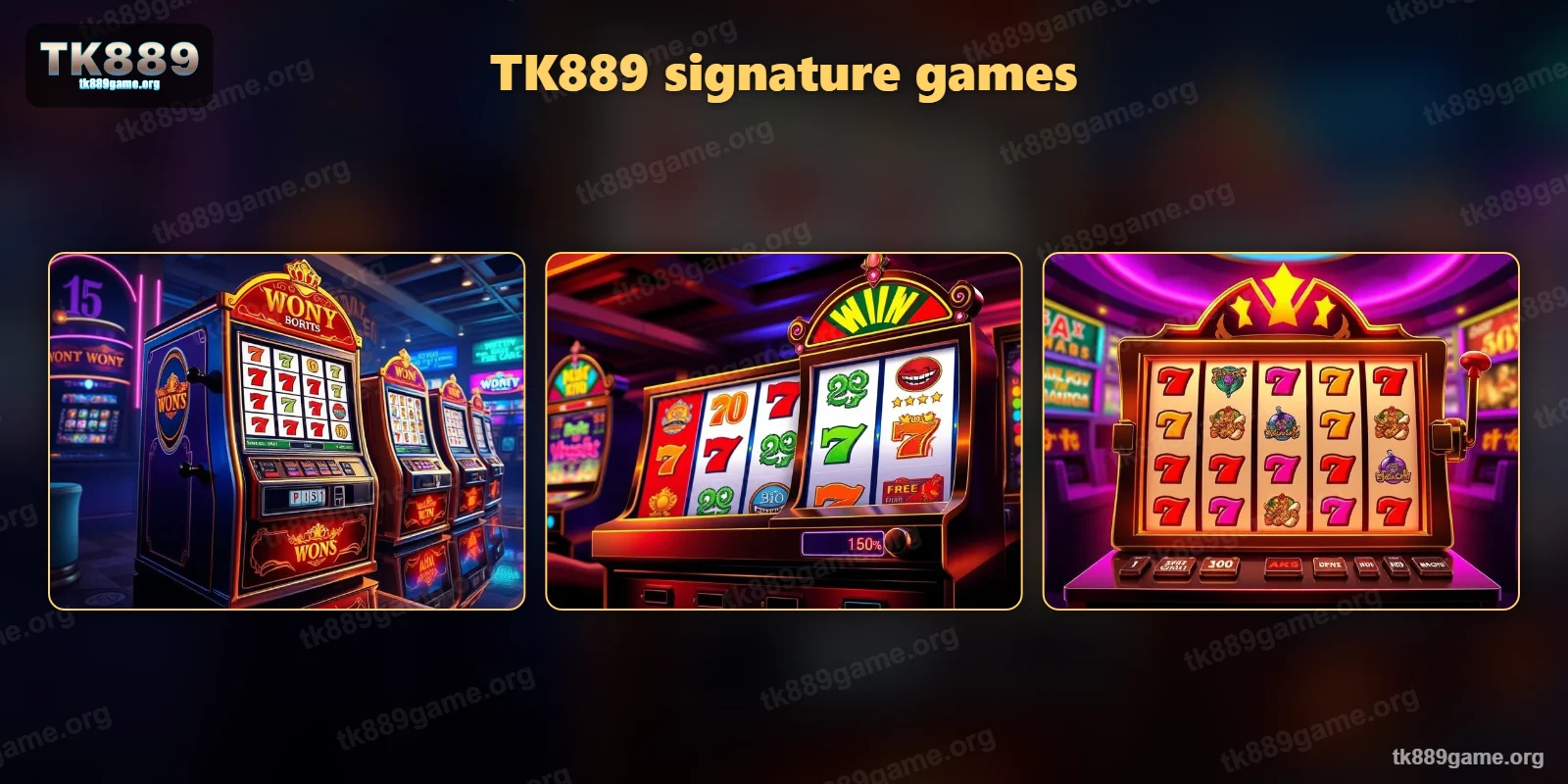 TK889 signature games – Ocean Phoenix, Gold Toad Fishing and Bombing Fishing