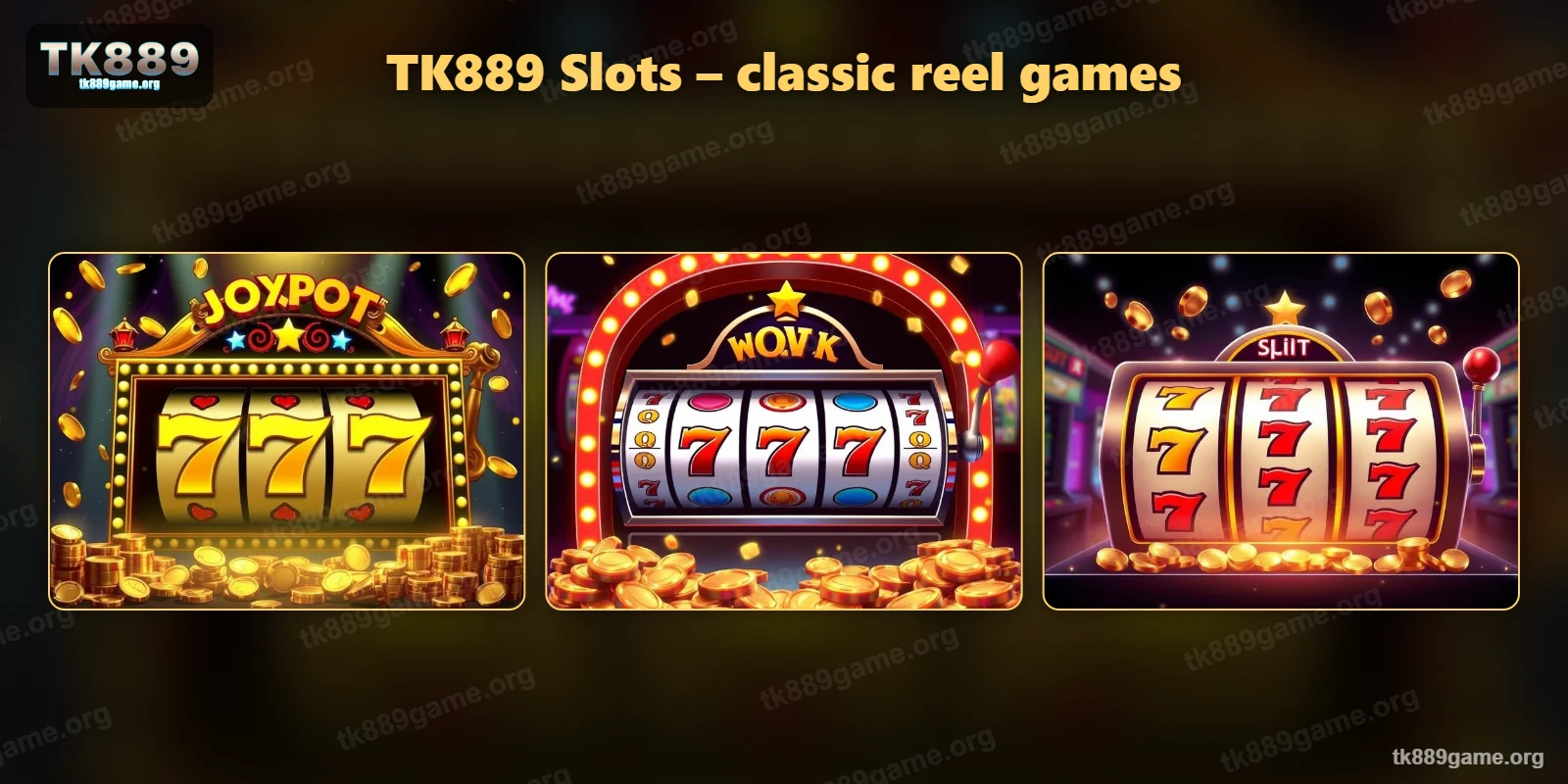 TK889 slots – classic 777 reel slot machines